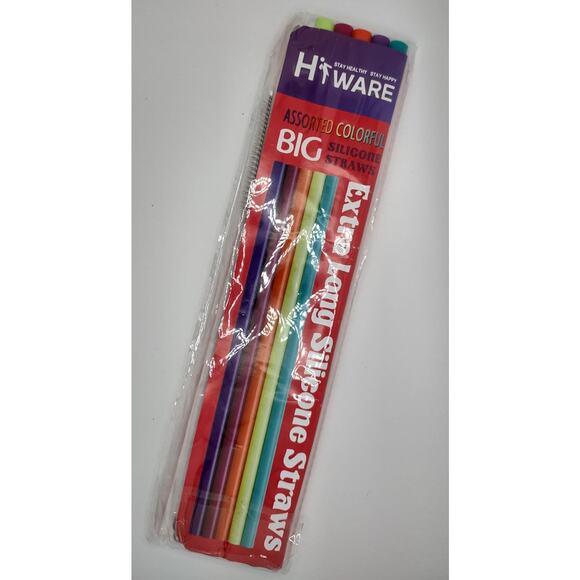 HI WARE extra-long silicone straws - Picture 2 of 4